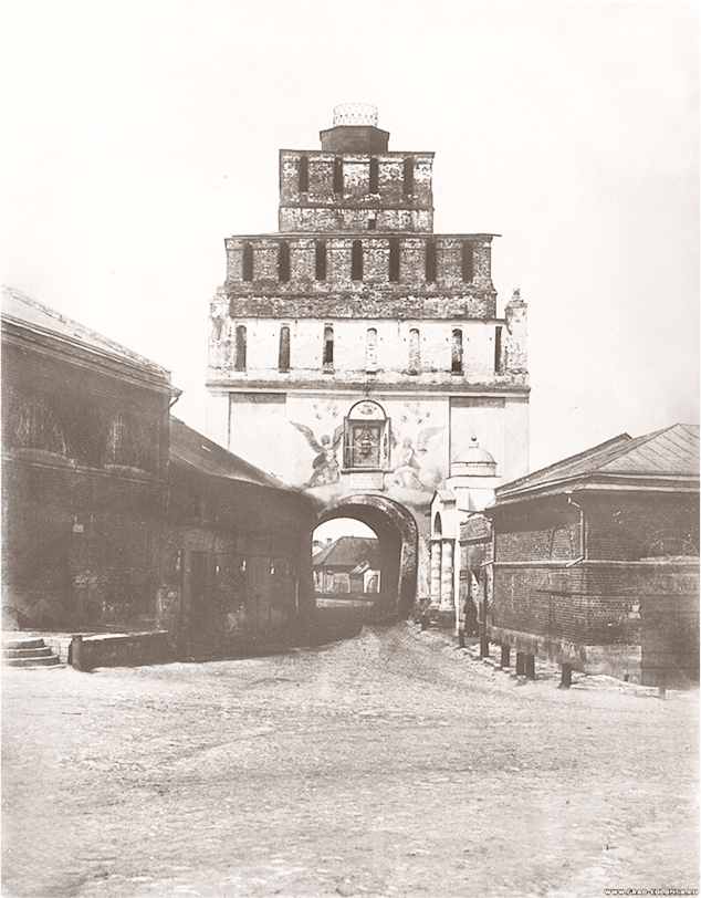 Пятницкие ворота Коломенского кремля. Фототека Государственного научно-исследовательского музея архитектуры им. А. В. Щусева